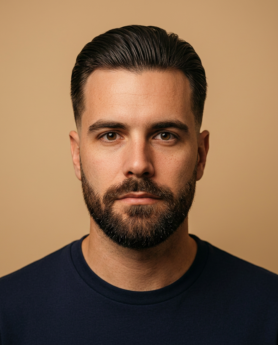 Slick back & barbe