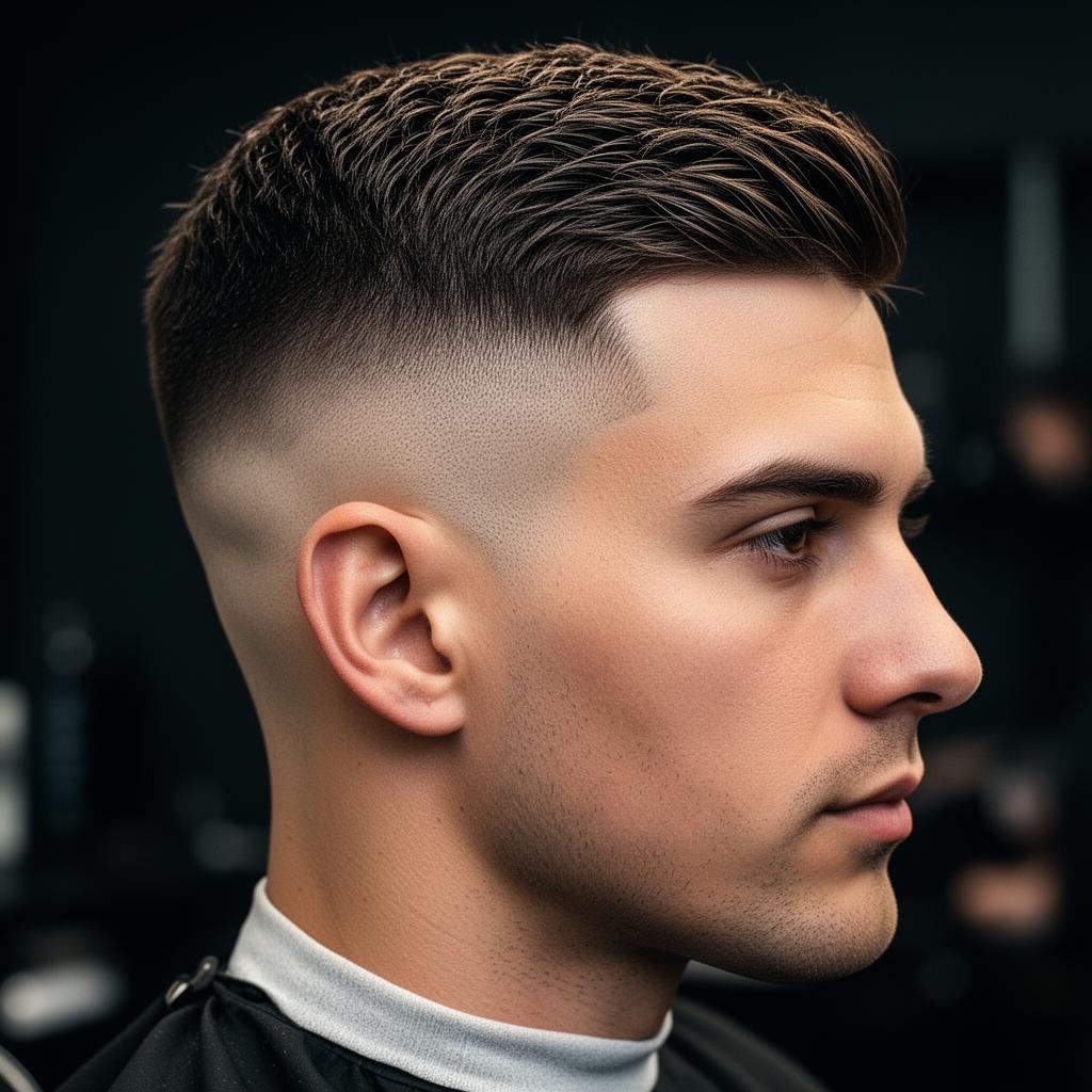 Coupe Low Fade — barbier ANAKKA