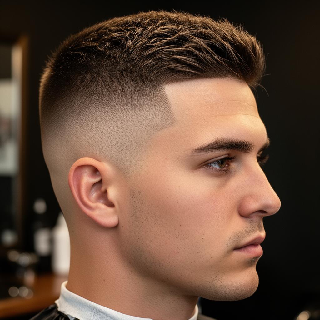 Coupe Mid Fade — barbier ANAKKA